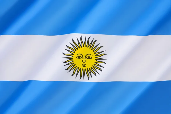 Argentinische Flagge — Stockfoto