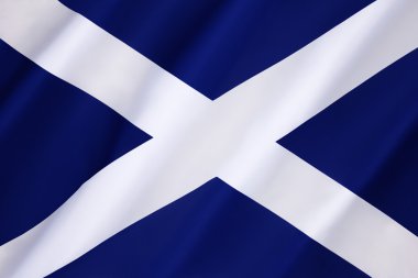 Flag of Scotland - Saltire clipart