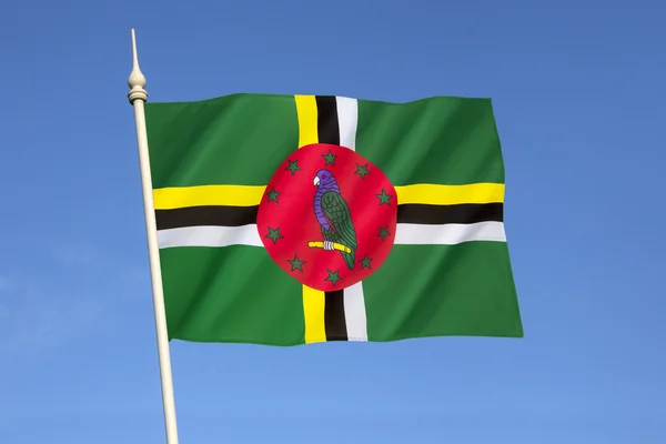 Flag of Dominica — Stock Photo, Image