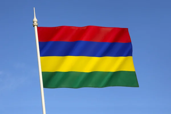 Flagge von mauritius — Stockfoto