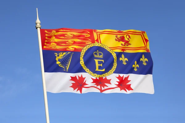 Stendardo reale del Canada - canadese Royal Standard — Foto Stock