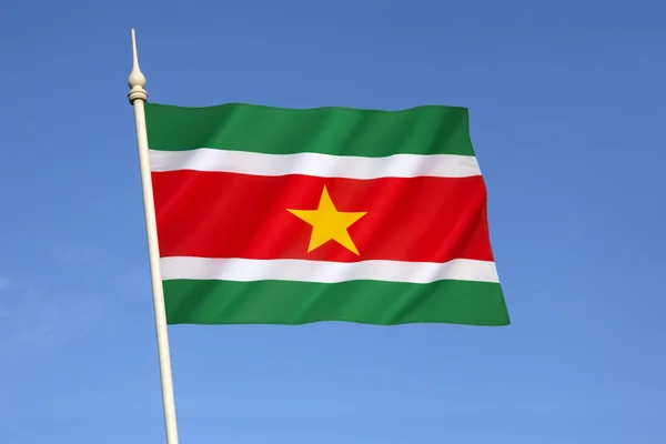 Bandera de surinam — Foto de Stock