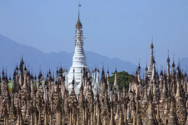 Kakku Świątynny kompleks - shan Państwa - myanmar — Zdjęcie stockowe