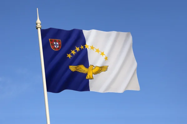 Флаг Азорских островов — стоковое фото