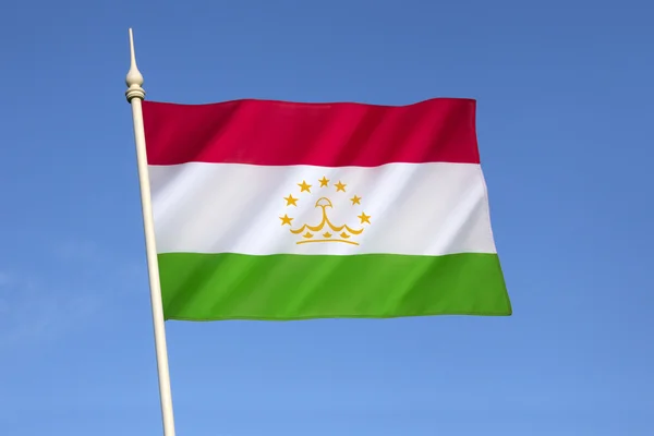 Vlag van Tadzjikistan — Stockfoto
