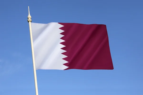 Bandiera del Qatar — Foto Stock