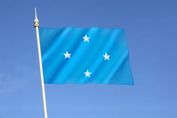 Bandeira dos Estados Federados da Micronésia — Fotografia de Stock