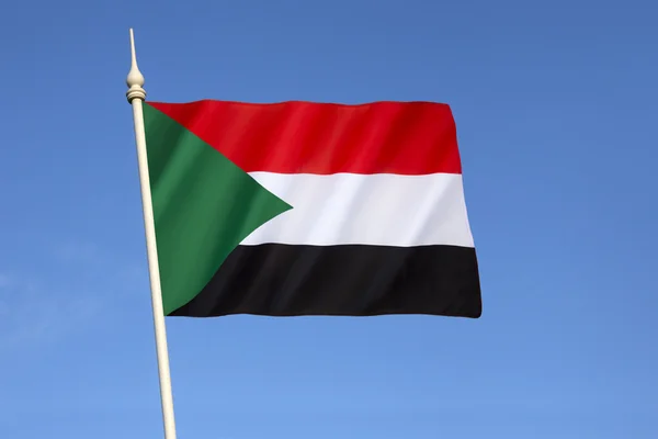 Vlag van Soedan — Stockfoto