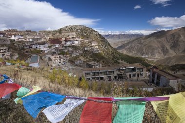 Ganden Monastery in Tibet - China clipart