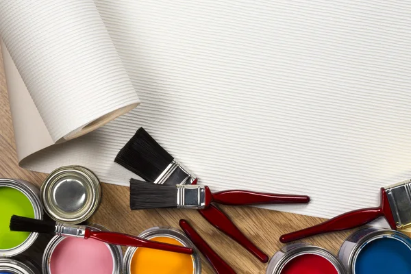 Painting and Decorating - Space for Text — Stock Photo, Image