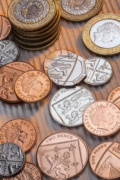 Britische Münzen - vereinigtes Königreich — Stockfoto