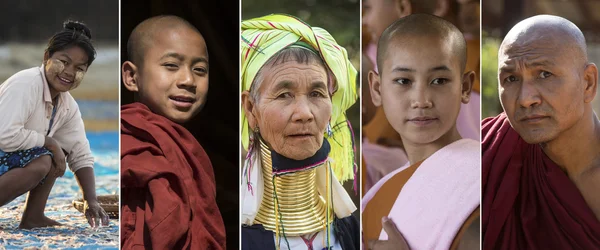Myanmar - Burma yüzler