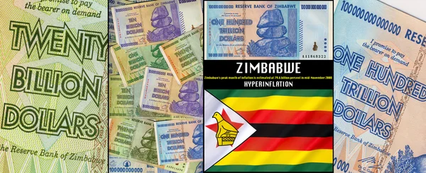 Zimbabwe Hiperinflația — Fotografie, imagine de stoc