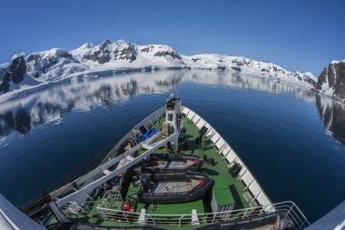 Polar Research Vessel - Paradise Bay - Antarctica clipart