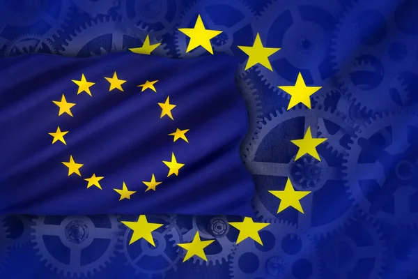 Handel und Industrie - Europäische Union — Stockfoto