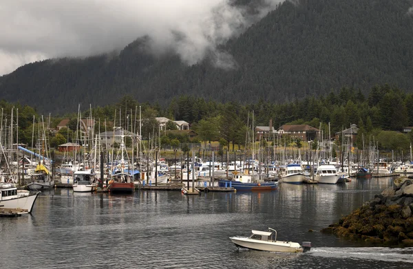 Port w Sitka - Alaska Obrazek Stockowy