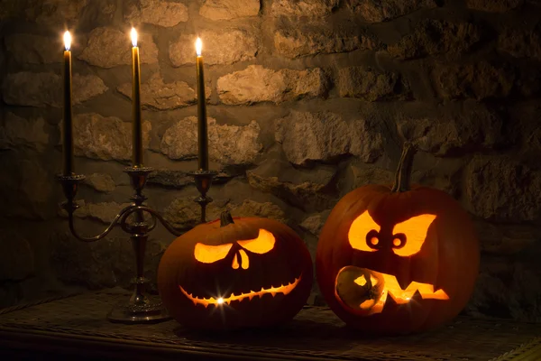 Halloween Pumpkins - Jack O'Lanterns — Stock Photo, Image