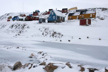 Ittoqqortoormiit Village - Greenland clipart