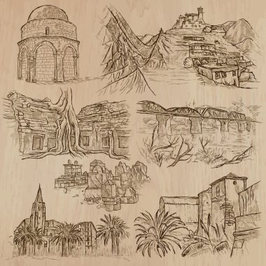 Architecture - hand drawn vector pack clipart