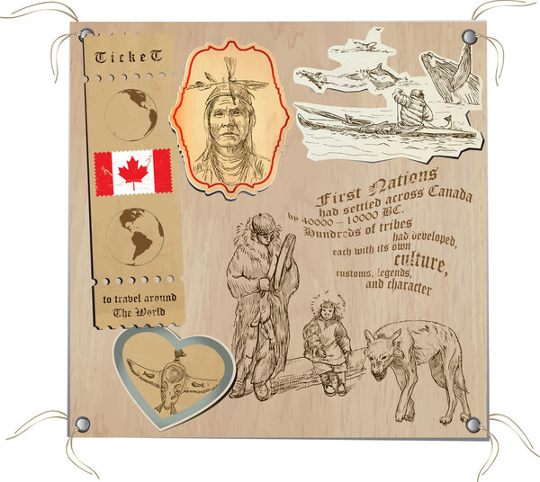 Канада - Картины жизни, Племена
