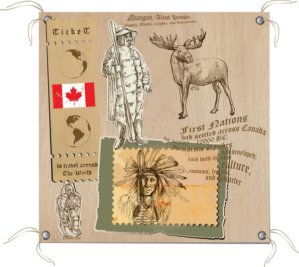 Канада - Картины жизни, Племена
