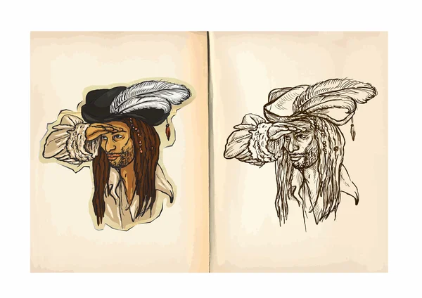 Дитяча книжка-розмальовка-моряк — стоковий вектор