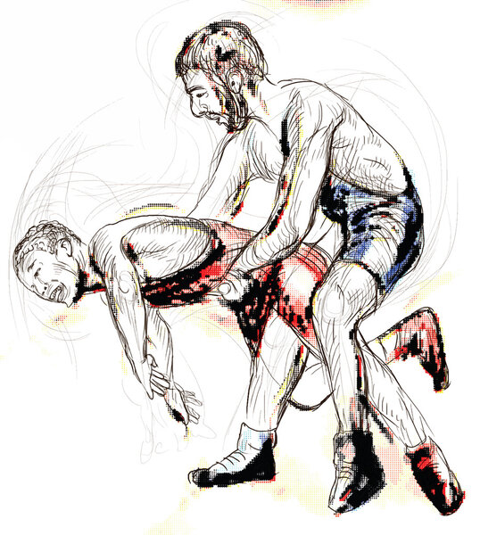 Greco roman wrestling