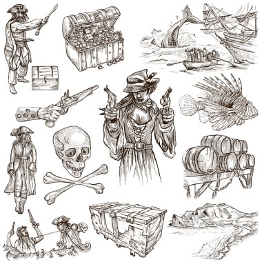 Korsanlar - beyaz no.6 ayarla.