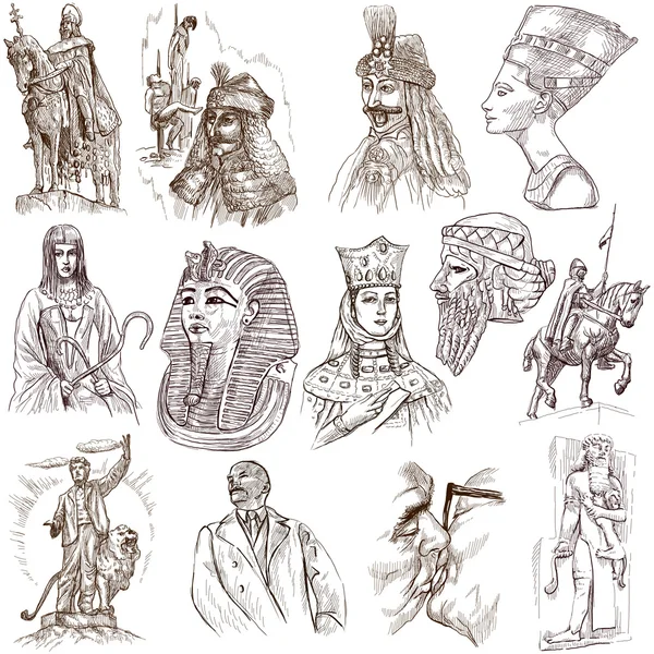 Cetveller - (tam büyüklükte bir elle çizilmiş koleksiyonu)