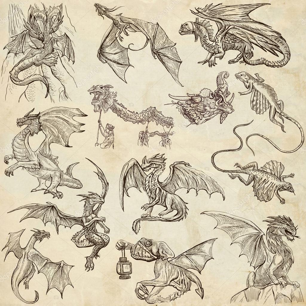 Handmade dragons fotos de stock, imágenes de Handmade dragons sin royalties  | Depositphotos