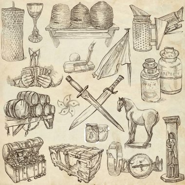 Objects - Hand drawings, Originals clipart