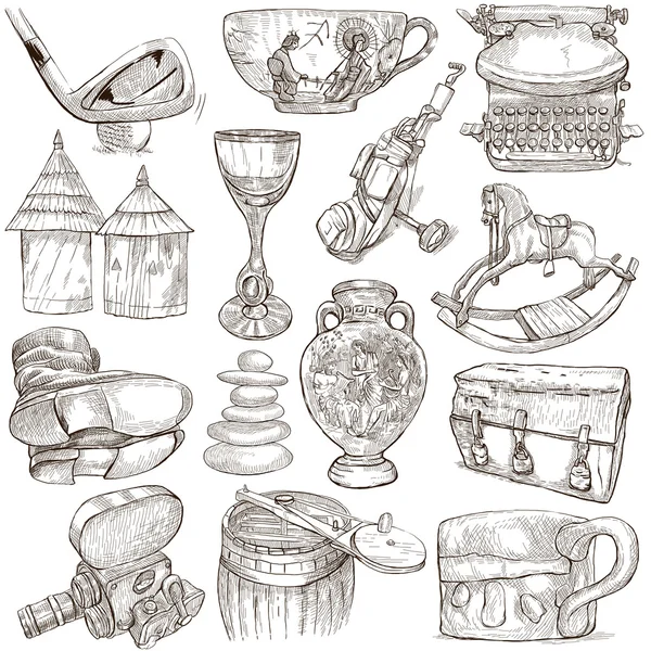 Objecten - Hand tekeningen, originelen — Stockfoto