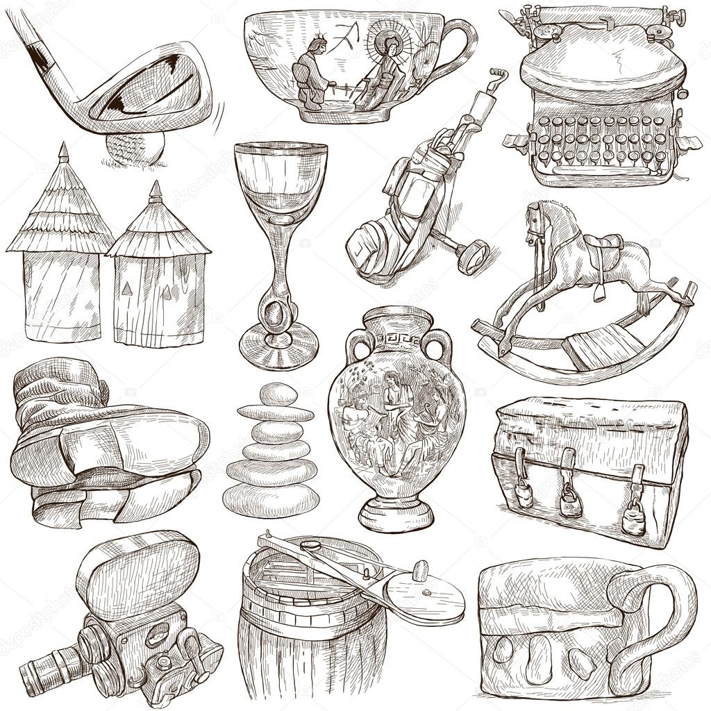Objects - Hand drawings, Originals