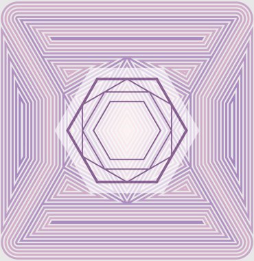 Çerçeveli soyut geometrik çizgili arka plan. Vektör çizimi.