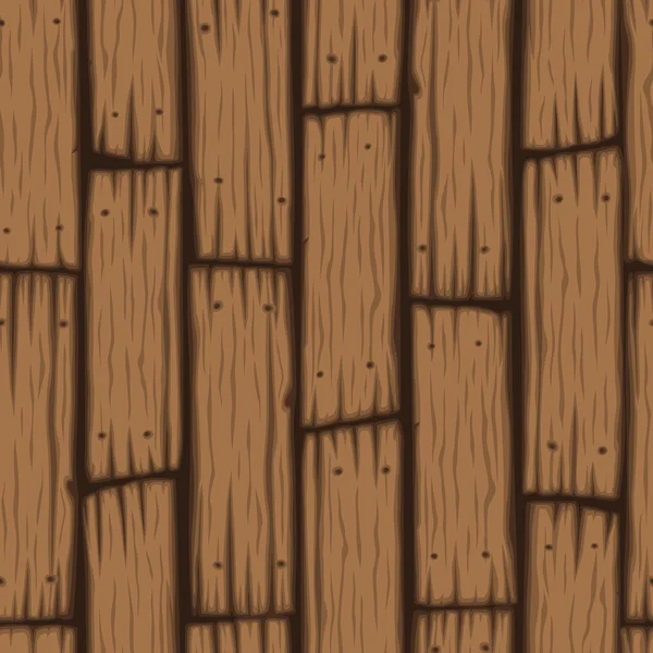 Vector patrón sin costura bloque de madera. Textura de madera de dibujos animados . — Archivo Imágenes Vectoriales