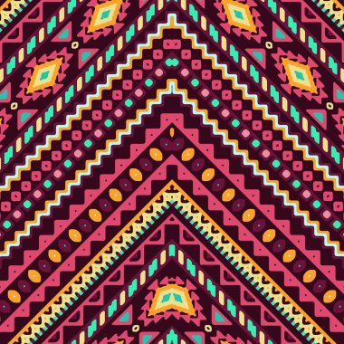 Sorunsuz elle çizilmiş chevron desen