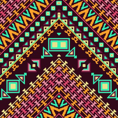 Sorunsuz elle çizilmiş chevron desen