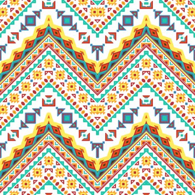 Sorunsuz elle çizilmiş chevron desen