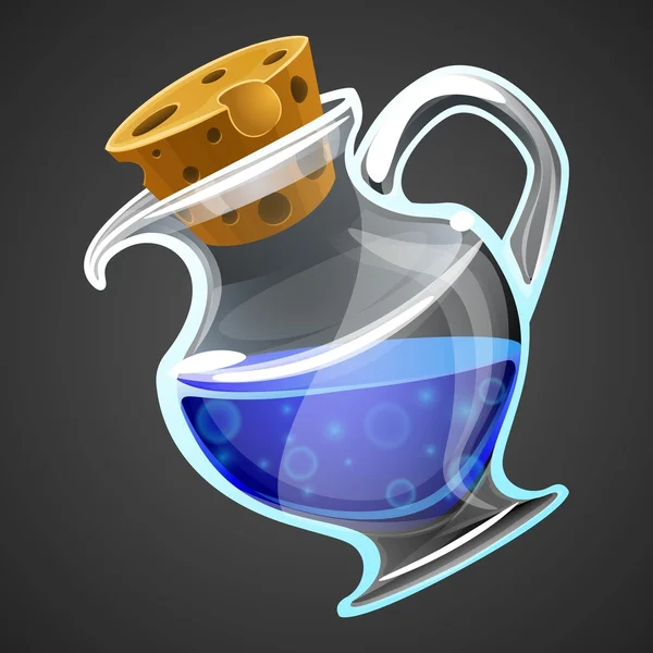 Vektor tecknad potion bottle — Stock vektor