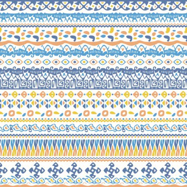 Vektör Afrika tarzı desen kabile motifleri ile