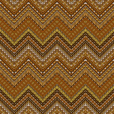 Vektör Afrika tarzı chevron desen kabile motifleri ile.