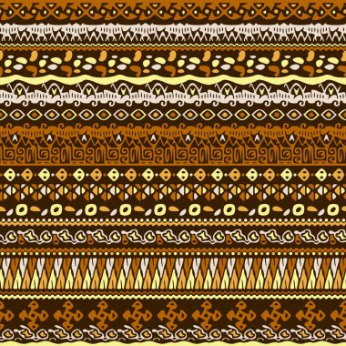Vektör Afrika tarzı desen kabile motifleri ile.