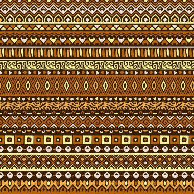 Vektör Afrika tarzı desen kabile motifleri ile.