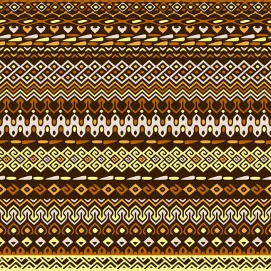 Vektör Afrika tarzı desen kabile motifleri ile.