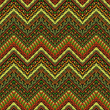 Vektör Afrika tarzı chevron desen kabile motifleri ile.