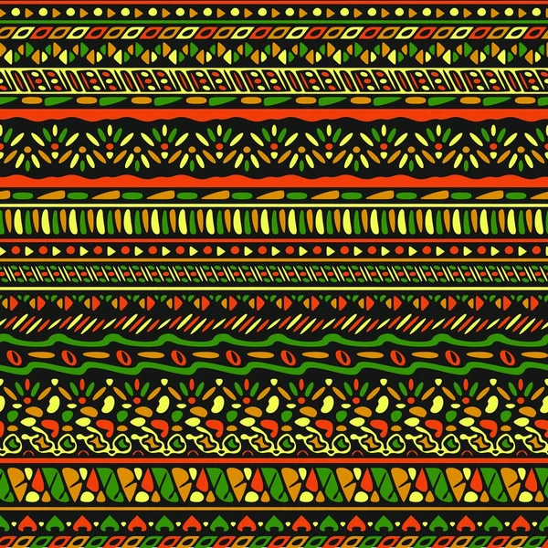 Modèle vectoriel de style africain avec des motifs tribaux . — Image vectorielle