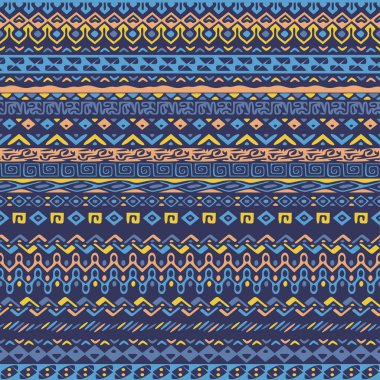 Vektör Afrika tarzı desen kabile motifleri ile