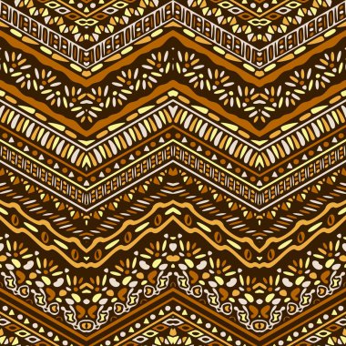 Vektör Afrika tarzı desen kabile motifleri ile.