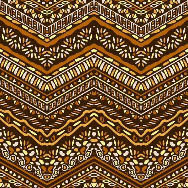 Vector Afrikaanse stijl patroon met tribal motieven. — Stockvector