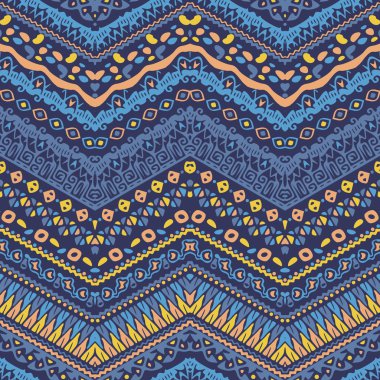 Vektör Afrika tarzı desen kabile motifleri ile.